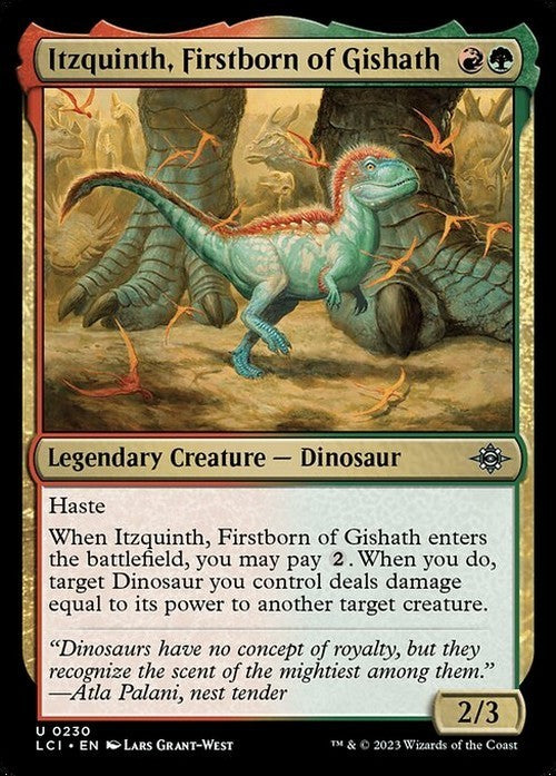 Itzquinth, Firstborn of Gishath ~ The Lost Caverns of Ixalan [ NM ] [ MTG ]