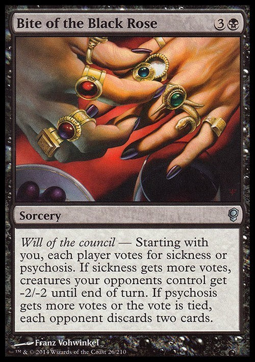 Bite of the Black Rose ~ Conspiracy 1 [ Excellent ] [ Magic MTG ] - London Magic Traders Ltd