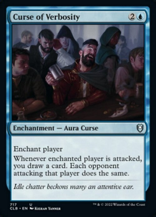Curse of Verbosity ~ Commander Legends 2 [ NM ] [ Magic MTG ]