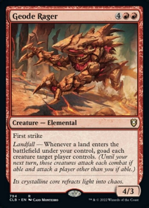 Geode Rager ~ Commander Legends 2 [ NM ] [ Magic MTG ]
