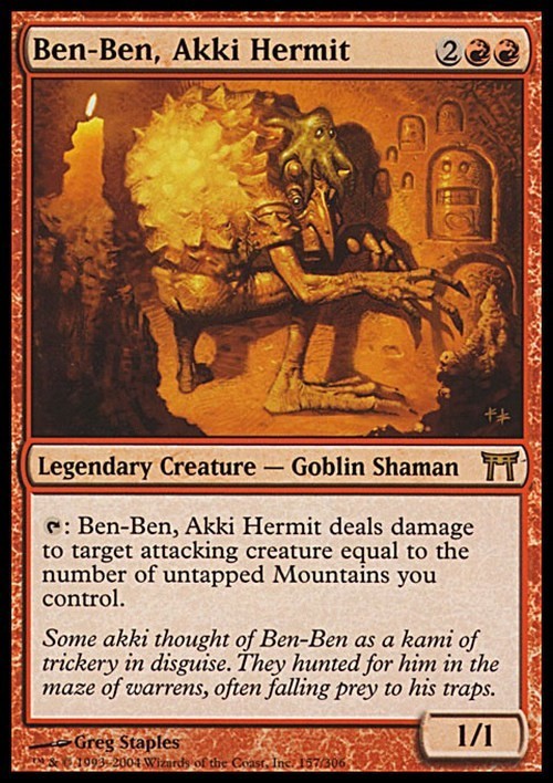 Ben-Ben, Akki Hermit ~ Champions of Kamigawa [ Excellent ] [ Magic MTG ]