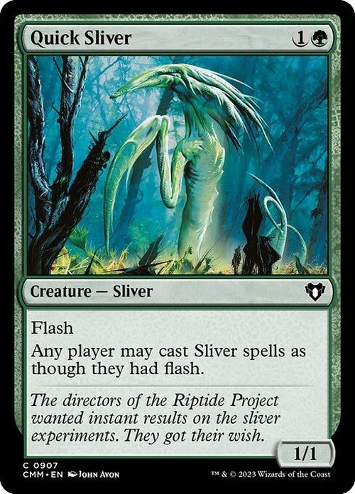 Quick Sliver ~ Commander Masters [ NearMint ] [ Magic MTG ]