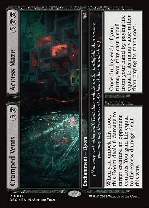 Cramped Vents / Access Maze ~ Commander: Duskmourn [ NM ] [ Magic MTG ]