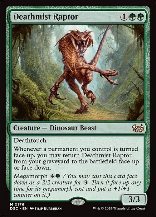 Deathmist Raptor ~ Commander: Duskmourn [ NM ] [ Magic MTG ]