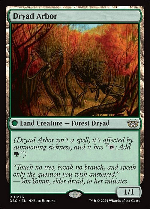 Dryad Arbor ~ Commander: Duskmourn [ NM ] [ Magic MTG ]