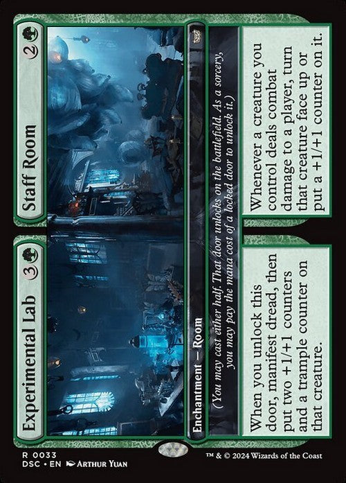 Experimental Lab / Staff Room ~ Commander: Duskmourn [ NM ] [ Magic MTG ]