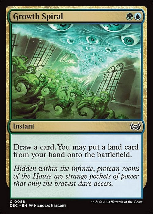 Growth Spiral ~ Commander: Duskmourn [ NM ] [ Magic MTG ]