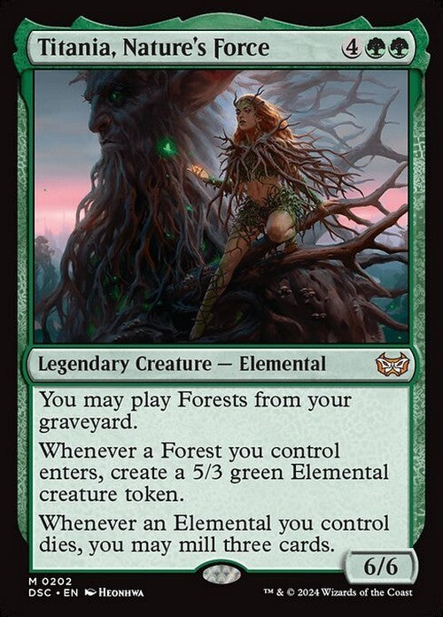 Titania, Nature's Force ~ Commander: Duskmourn [ NM ] [ Magic MTG ]