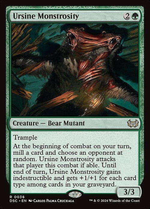 Ursine Monstrosity ~ Commander: Duskmourn [ NM ] [ Magic MTG ]
