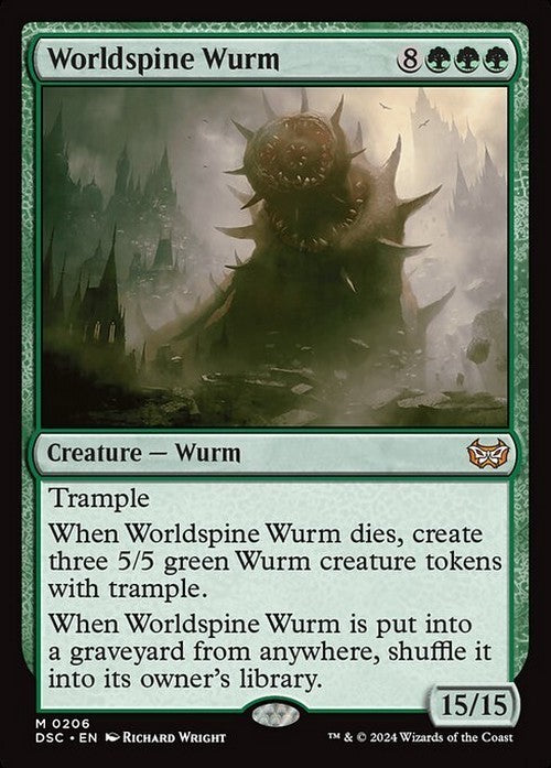 Worldspine Wurm ~ Commander: Duskmourn [ NM ] [ Magic MTG ]