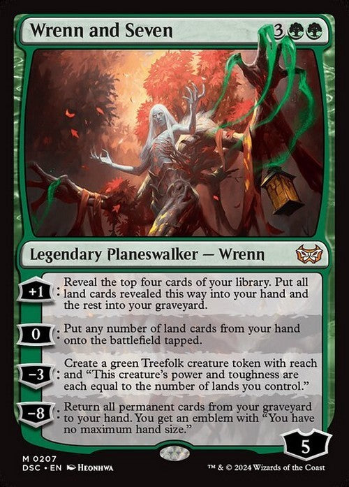 Wrenn and Seven ~ Commander: Duskmourn [ NM ] [ Magic MTG ]