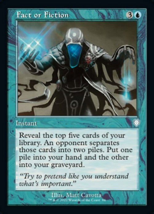 Fact or Fiction ~ Commander: The Brothers' War [ NM ] [ Magic MTG ]