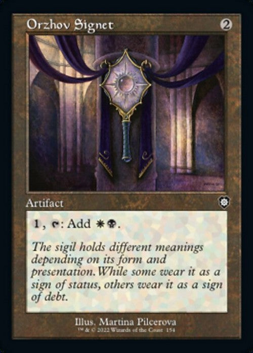Orzhov Signet ~ Commander: The Brothers' War [ NM ] [ Magic MTG ]