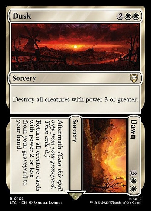 Dusk / Dawn ~ Commander: The Lord of the Rings [ NM ] [ Magic MTG ]