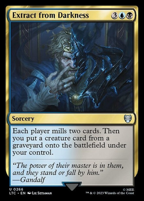 Extract from Darkness ~ Commander: The Lord of the Rings [ NM ] [ Magic MTG ]
