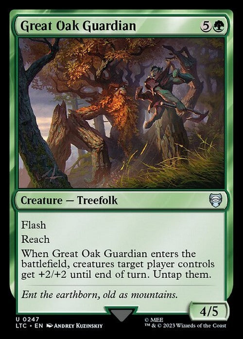 Great Oak Guardian ~ Commander: The Lord of the Rings [ NM ] [ Magic MTG ]