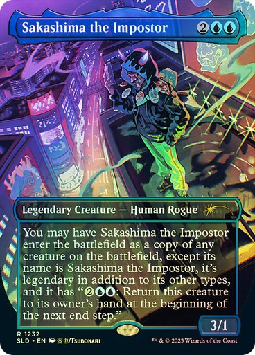 FOIL Sakashima the Impostor ~ Secret Lair: Tsubonari [ NearMint ] [ Magic MTG ]