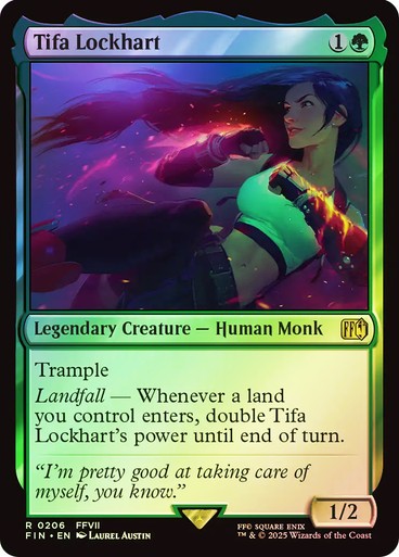 FOIL Tifa Lockhart ~ Final Fantasy [ NM ] [ Magic MTG ]