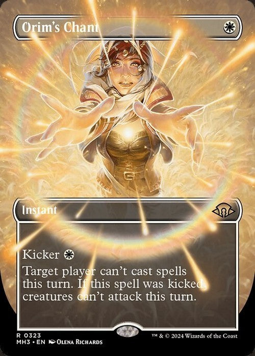 BORDERLESS Orim's Chant ~ Modern Horizons 3 [ NearMint ] [ Magic MTG ]