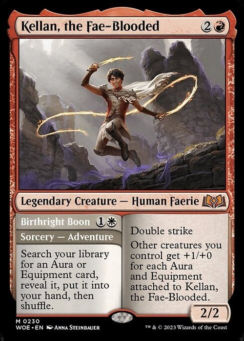 Kellan, the Fae-Blooded ~ Wilds of Eldraine [ NM ] [ Magic MTG ]