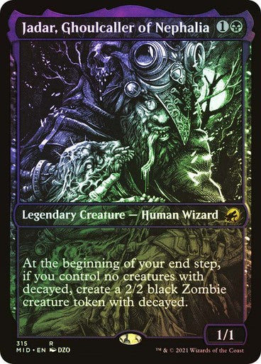 FOIL SHOWCASE Jadar, Ghoulcaller of Nephalia ~ Midnight Hunt [ NM ] [ MTG ]