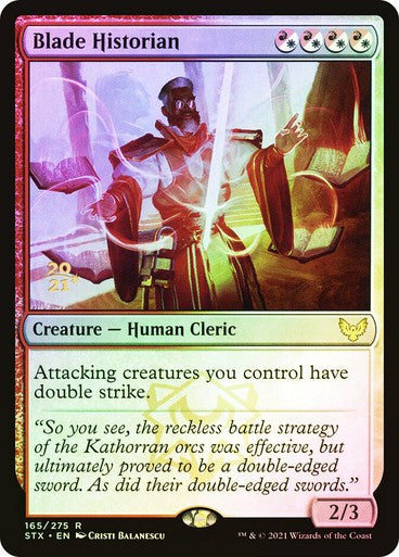 FOIL Blade Historian ~ Prerelease Strixhaven [ NearMint ] [ Magic MTG ] - London Magic Traders Ltd