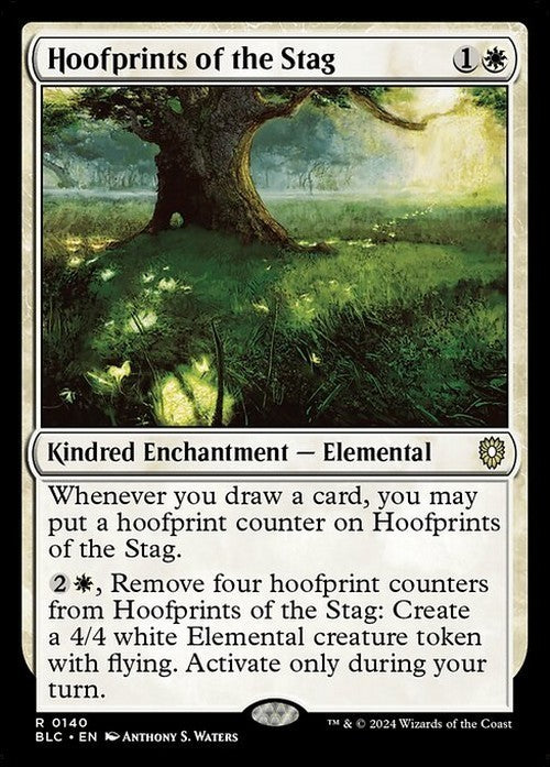 Hoofprints of the Stag ~ Commander: Bloomburrow [ NearMint ] [ Magic MTG ]