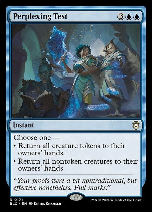 Perplexing Test ~ Commander: Bloomburrow [ NearMint ] [ Magic MTG ]