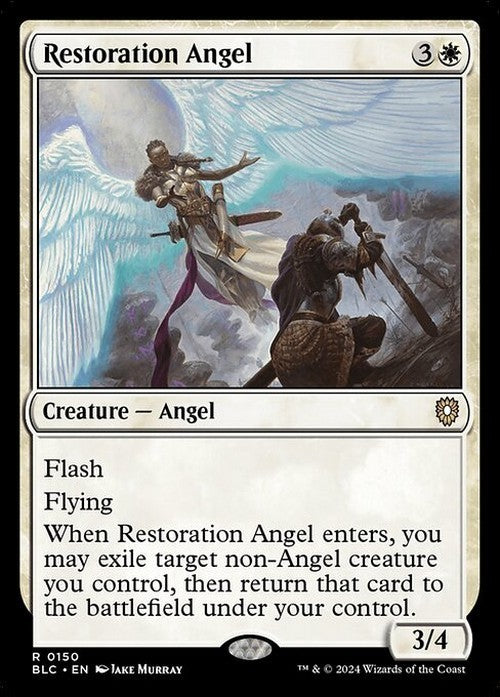Restoration Angel ~ Commander: Bloomburrow [ NearMint ] [ Magic MTG ]