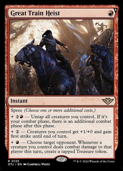 Great Train Heist ~ Outlaws of Thunder Junction [ NM ] [ Magic MTG ]