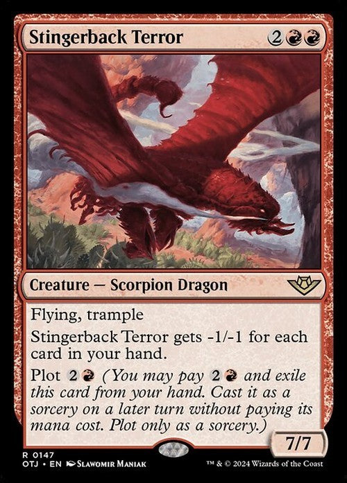 Stingerback Terror ~ Outlaws of Thunder Junction [ NM ] [ Magic MTG ]