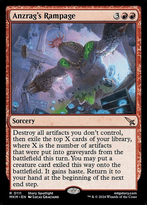 Anzrag's Rampage ~ Murders at Karlov Manor [ NM ] [ Magic MTG ]