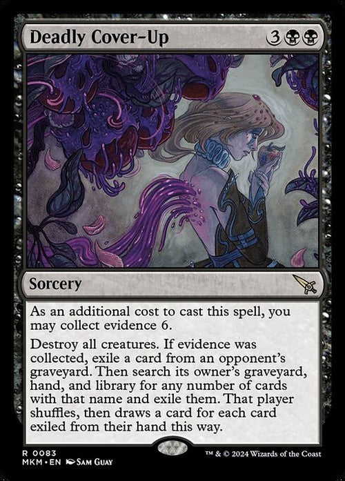 Deadly Cover-Up ~ Murders at Karlov Manor [ NM ] [ Magic MTG ]