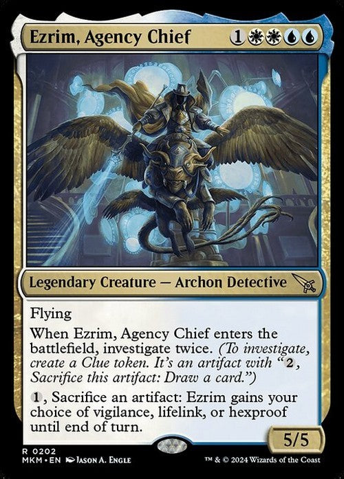 Ezrim, Agency Chief ~ Murders at Karlov Manor [ NM ] [ Magic MTG ]