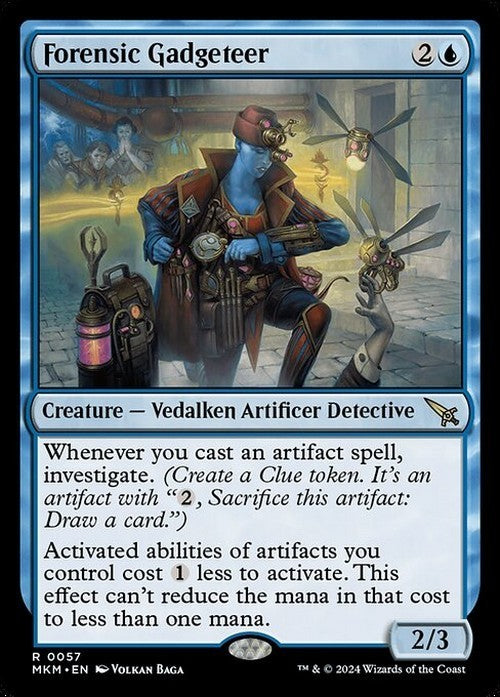 Forensic Gadgeteer ~ Murders at Karlov Manor [ NM ] [ Magic MTG ]