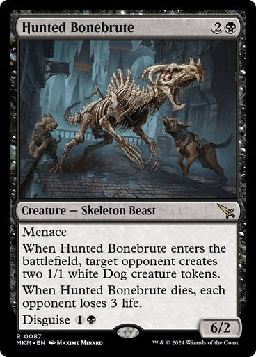 Hunted Bonebrute ~ Murders at Karlov Manor [ NM ] [ Magic MTG ]
