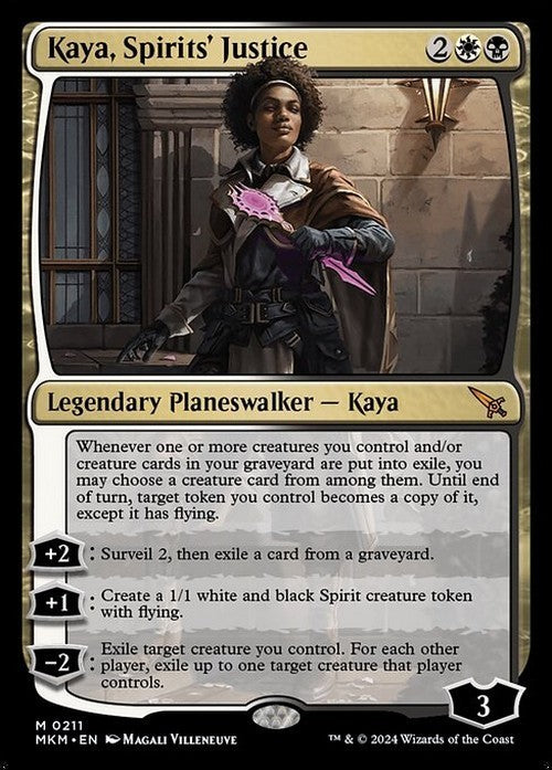 Kaya, Spirits' Justice ~ Murders at Karlov Manor [ NM ] [ Magic MTG ]