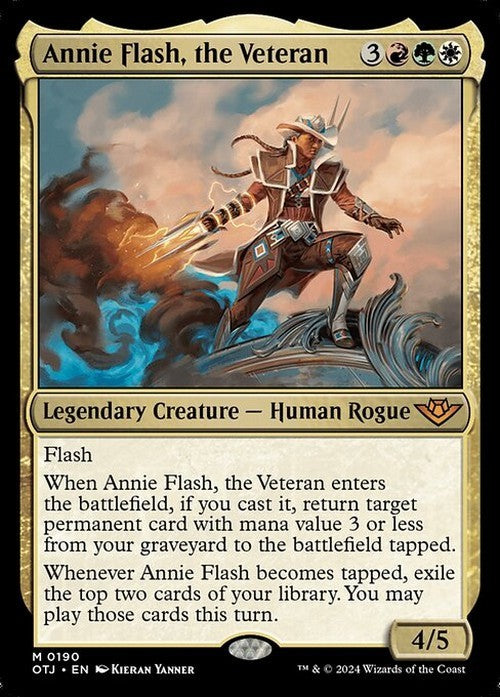Annie Flash, the Veteran ~ Outlaws of Thunder Junction [ NM ] [ Magic MTG ]