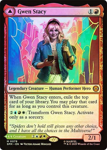 FOIL Gwen Stacy / Ghost-Spider ~ Spider-Man [ NM ] [ Magic MTG ]