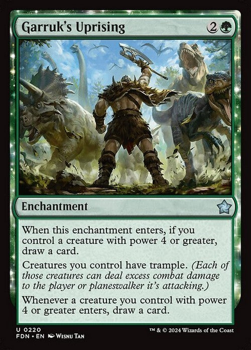 Garruk's Uprising ~ Foundations [ NearMint ] [ Magic MTG ]