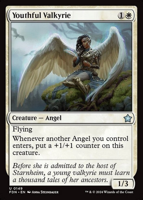 Youthful Valkyrie ~ Foundations [ NearMint ] [ Magic MTG ]