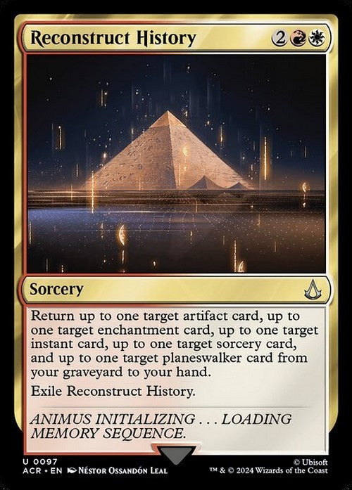 Reconstruct History ~ Assassin's Creed [ NM ] [ Magic MTG ]