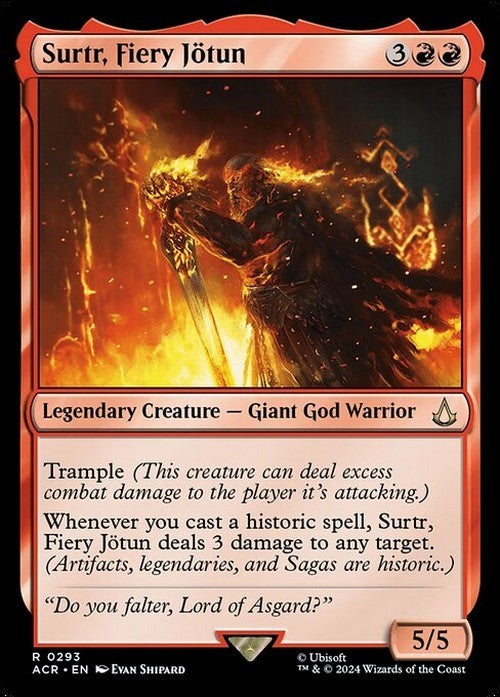 Surtr, Fiery Jotun ~ Assassin's Creed [ NM ] [ Magic MTG ]