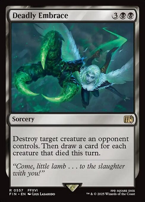 Deadly Embrace ~ Final Fantasy [ NM ] [ Magic MTG ]