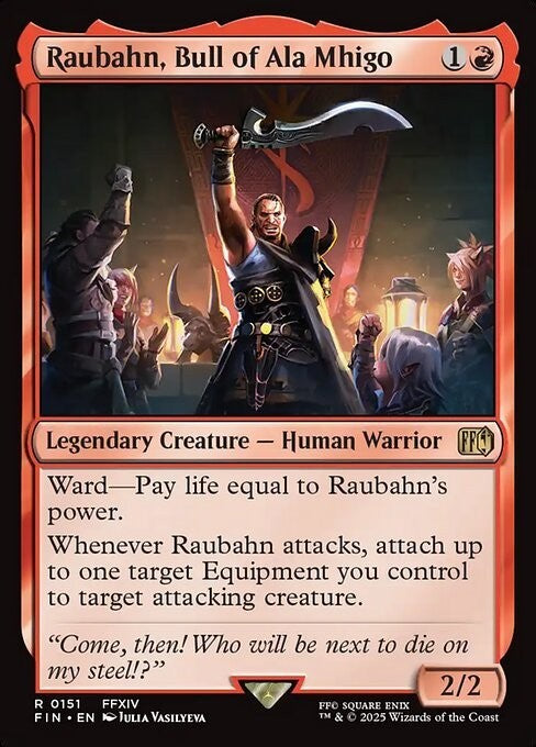 Raubahn, Bull of Ala Mhigo ~ Final Fantasy [ NM ] [ Magic MTG ]
