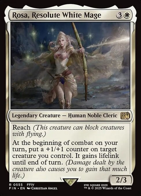 Rosa, Resolute White Mage ~ Final Fantasy [ NM ] [ Magic MTG ]