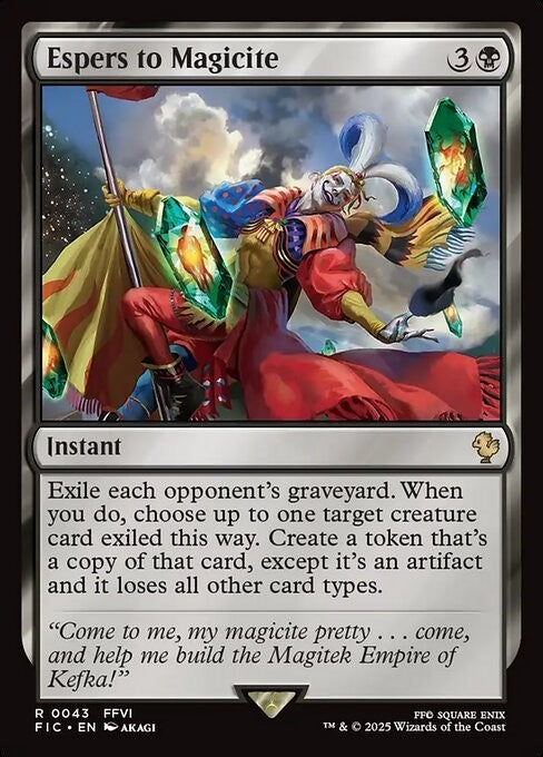 Espers to Magicite ~ Commander: Final Fantasy [ NM ] [ Magic MTG ]