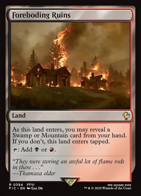 Foreboding Ruins ~ Commander: Final Fantasy [ NM ] [ Magic MTG ]