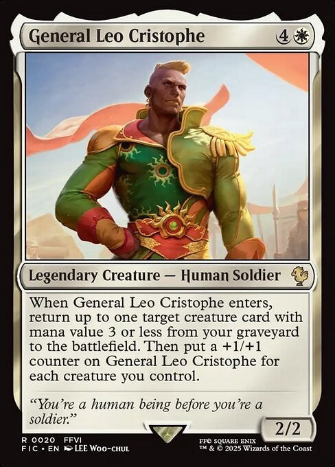 General Leo Cristophe ~ Commander: Final Fantasy [ NM ] [ Magic MTG ]