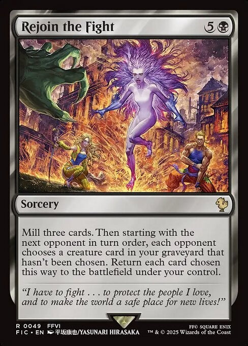 Rejoin the Fight ~ Commander: Final Fantasy [ NM ] [ Magic MTG ]